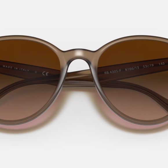 Ray-Ban sunglasses (RB4305). Polished beige frame/brown gradient lenses - Picture 8 of 12
